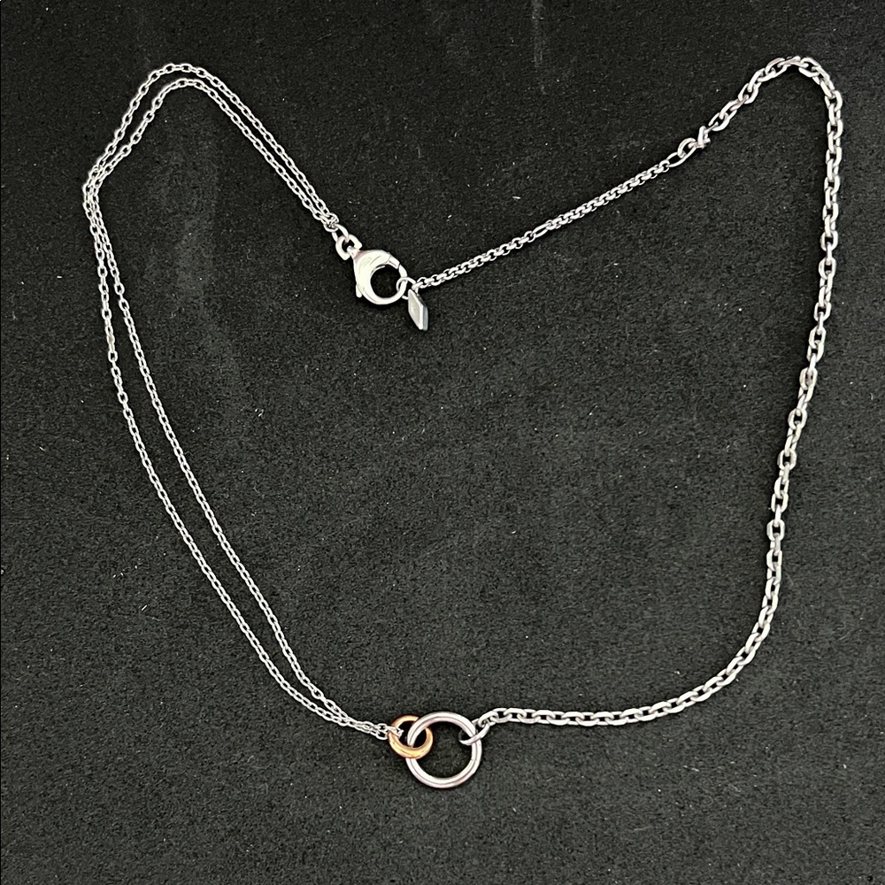 Fossil Elegant Steel Necklace